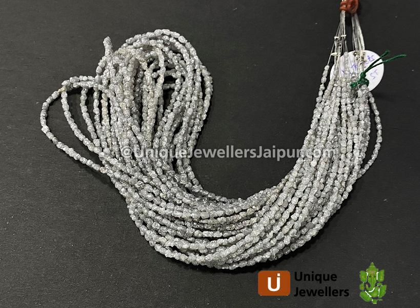 White Diamond Long Chips Beads